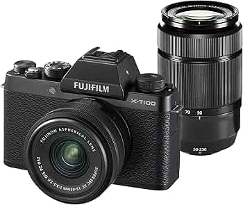 Amazon | FUJIFILM ミラーレス一眼 X-T100ダブルズームレンズキット