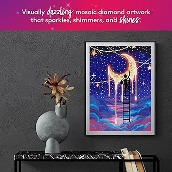 Amazon.co.jp: DIAMOND ART CLUB ペイント・ザ・ムーン ダイヤモンド