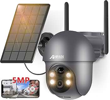 Amazon.co.jp: 【500万超高画素・完全無線・4灯カラー暗視撮影】ANRAN