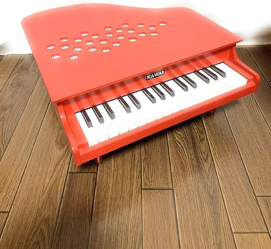 Amazon.co.jp: KAWAI ミニピアノ P-32 (赤) : おもちゃ