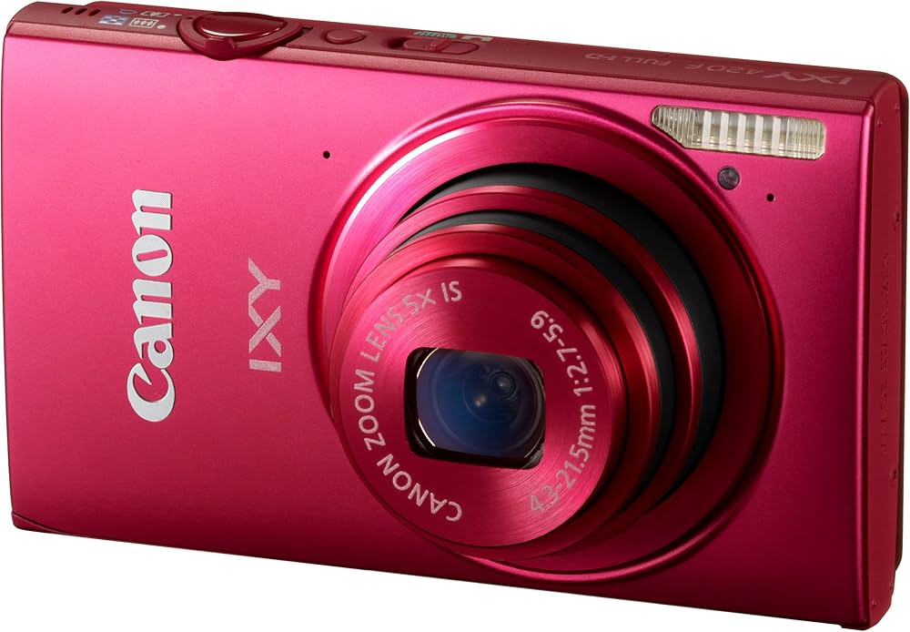 Amazon | Canon デジタルカメラ IXY 420F レッド 光学5倍ズーム 広角
