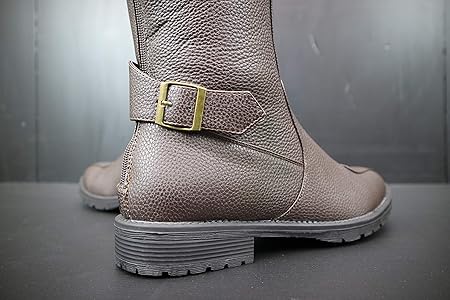 Amazon | [DJ] 斜めカット 特攻ブーツ 茶 26．5cm | DJ | ブーツ