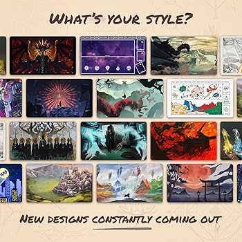 Amazon.com: Paramint Emerald Phoenix (Stitched) - MTG Playmat