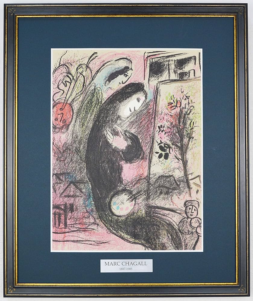 Amazon | マルク シャガール 『霊感【LITHOGRAPHE Ⅱ 1957-1962より