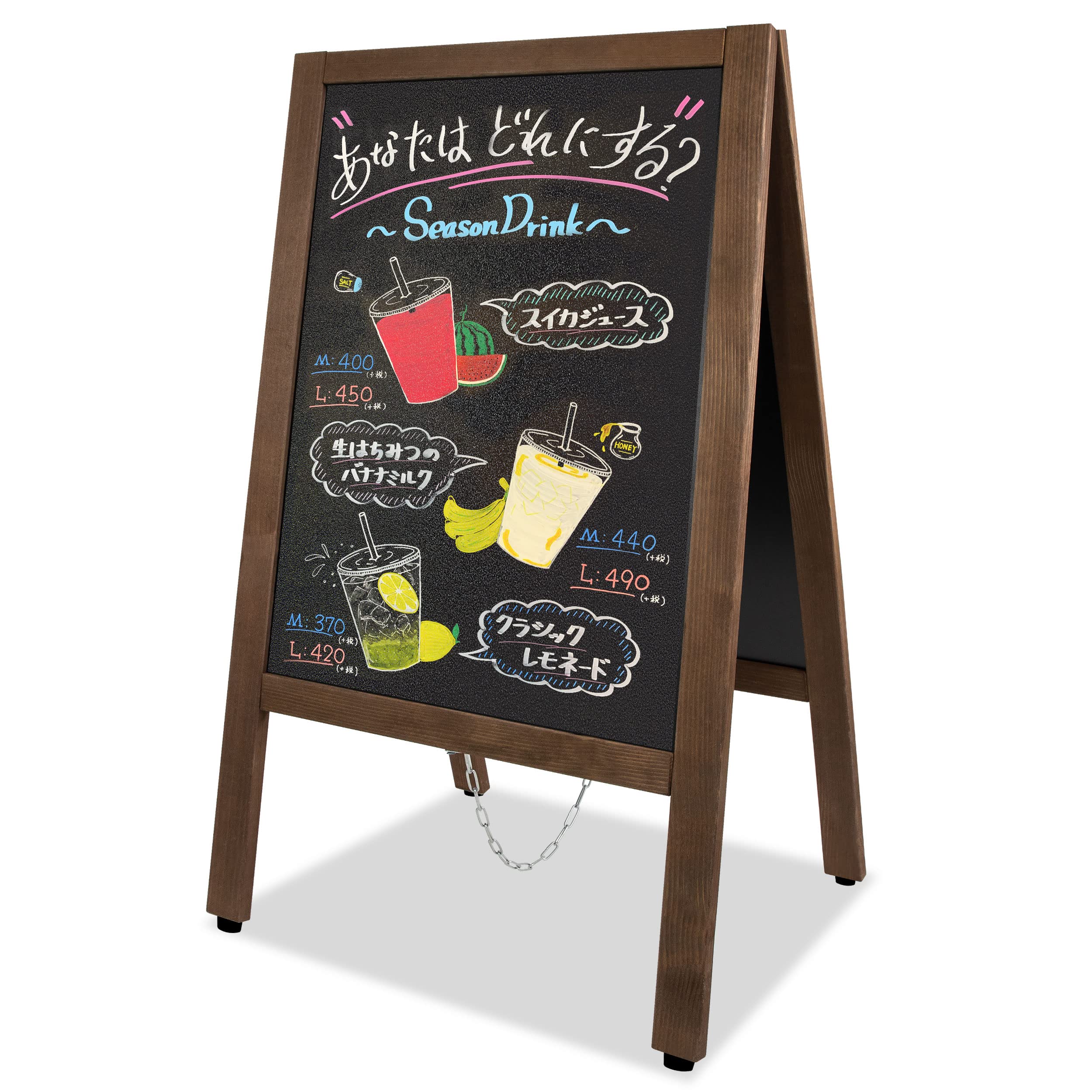 Amazon | VAIIGO A型 看板 両面ブラックボード a型 立て看板 スタンド