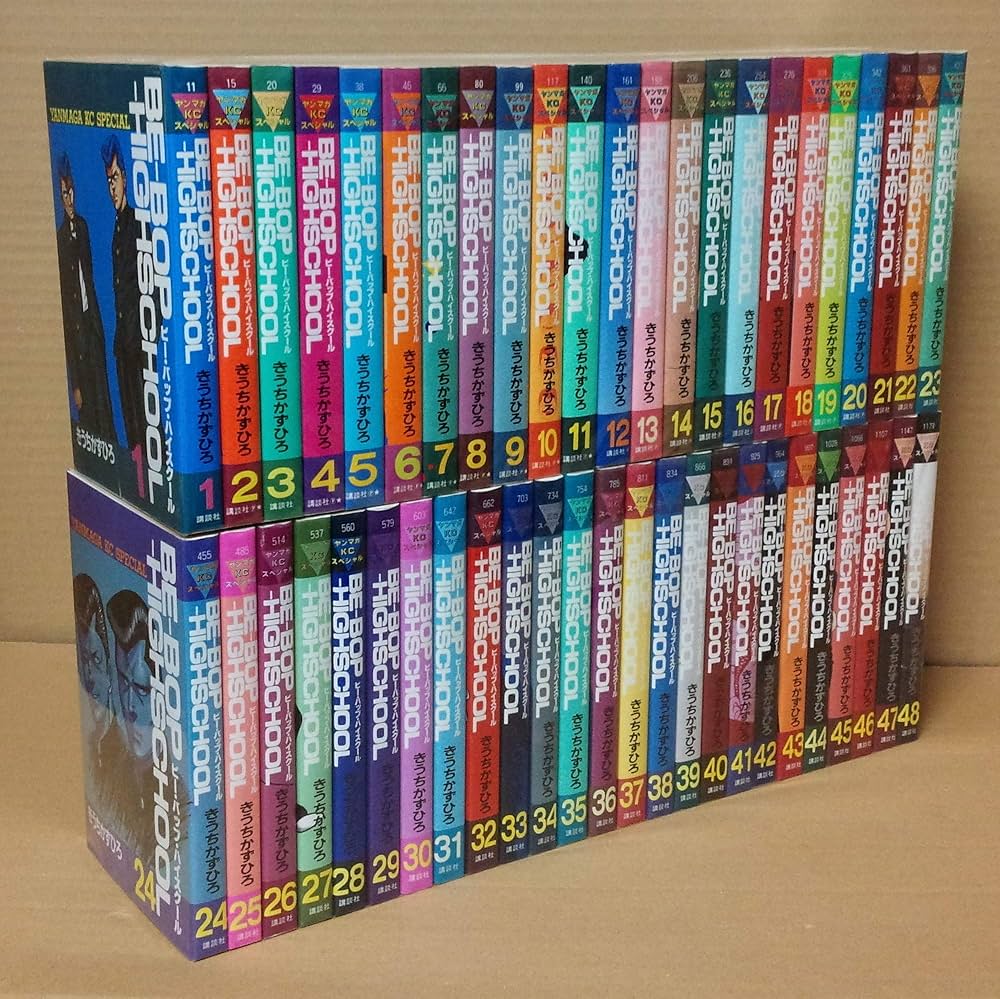 BE-BOP-HIGHSCHOOL ビー・バップ・ハイスクール コミック 全48巻 完結
