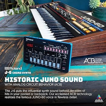 Amazon.com: ROLAND AIRA Compact J-6 CHORD SYNTH | Portable song