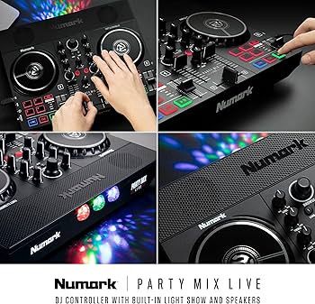 Amazon.com: Numark Party Mix Live DJ Controller with Speakers