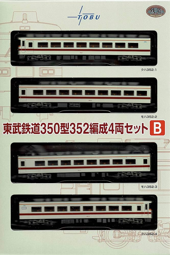 Amazon | トミーテック 鉄道コレクション 東武鉄道350型352編成4両