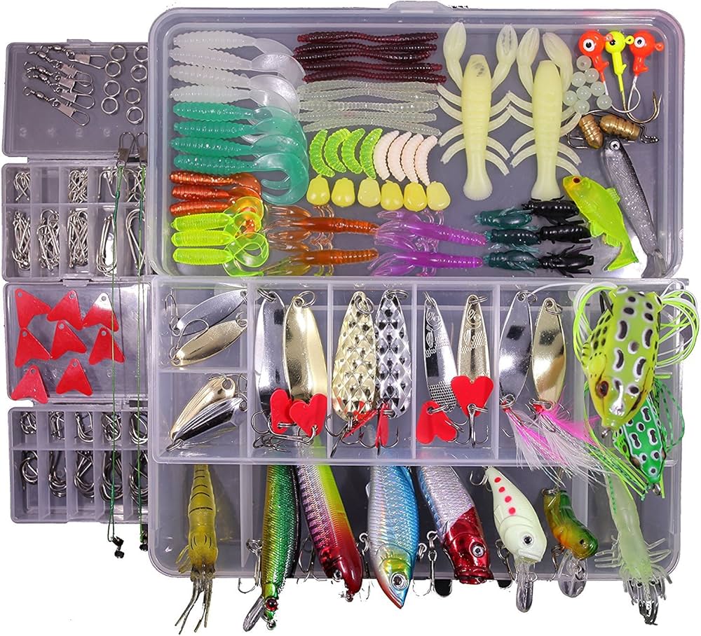 Amazon | LVBAO ルアー セット 釣具セット235個セット ソフトルアー