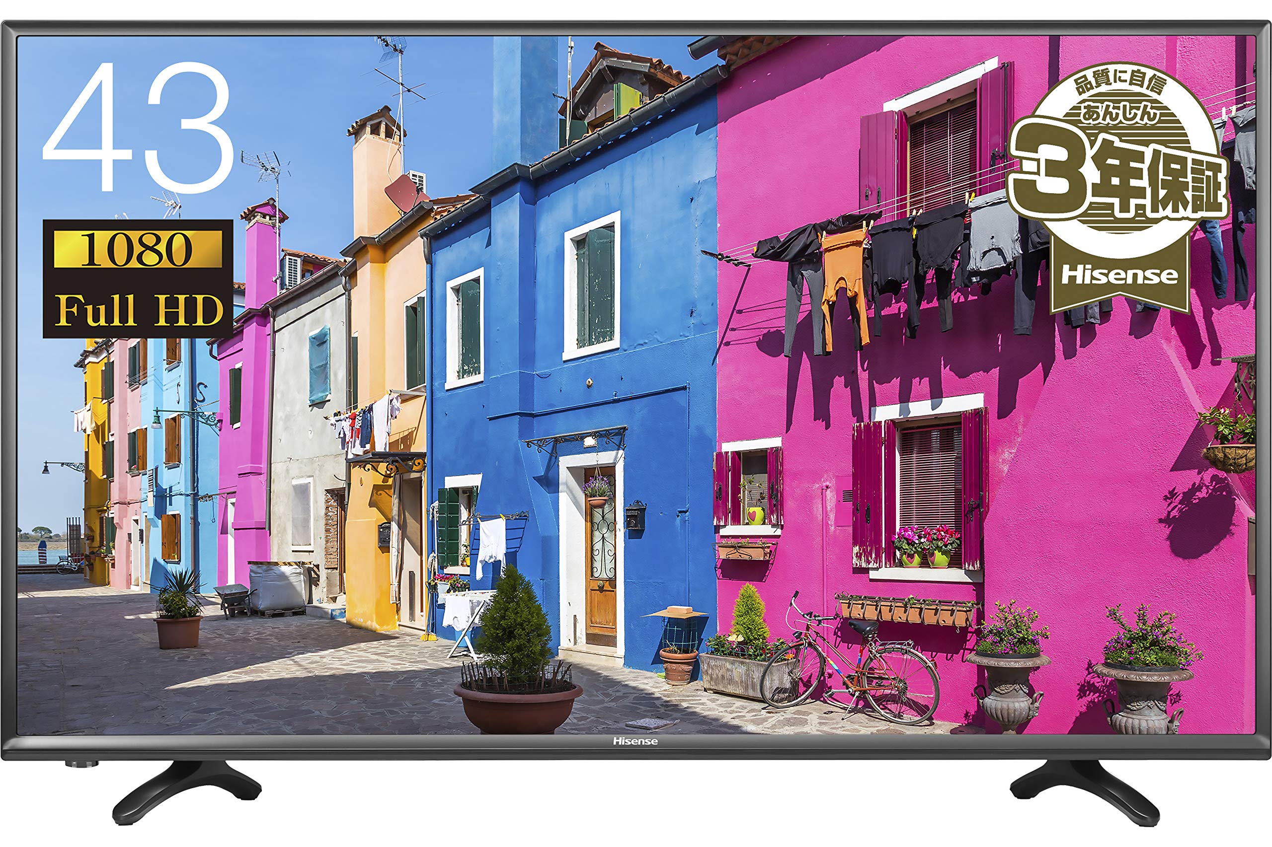 Amazon | ハイセンス 43V型 液晶 テレビ HJ43K3121 フルハイビジョン