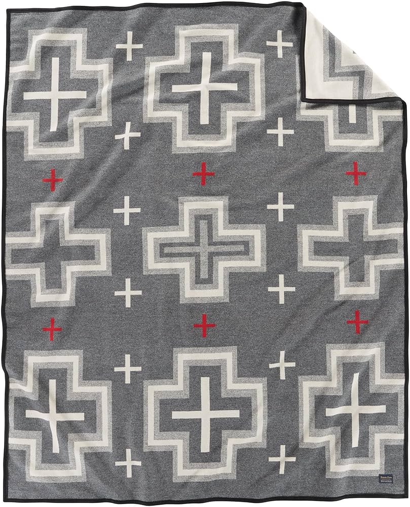 Amazon.com: Pendleton Jacquard Unnapped Twin Blanket 64