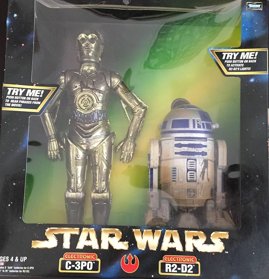 Amazon.com: Star Wars Electronic Talking C-3PO & R2-D2 12