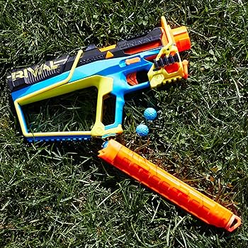 Amazon.com: Nerf Rival Mirage XXIV-800 Blaster, 10 Nerf Rival Accu