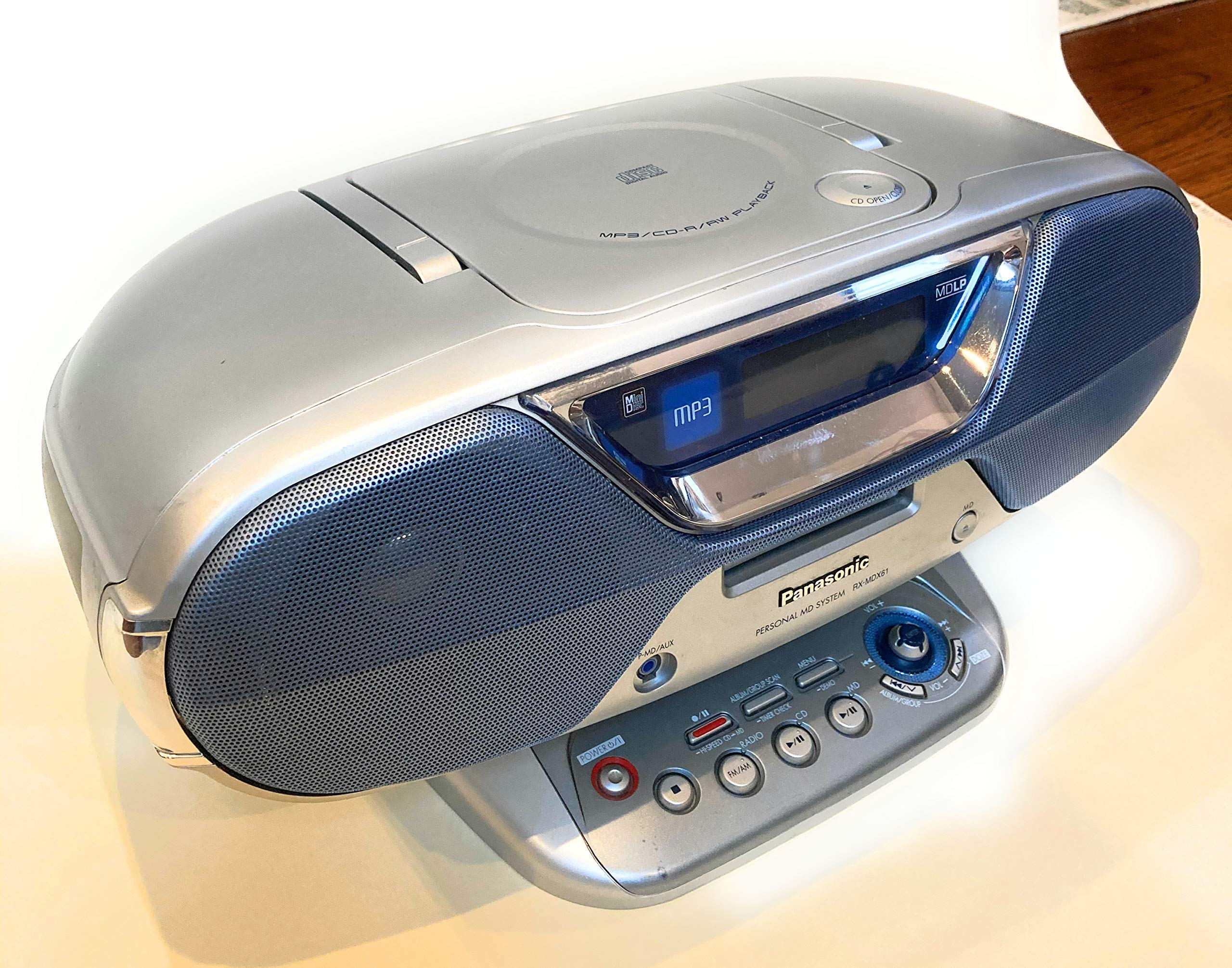 Amazon.co.jp: Panasonic パーソナルMDシステム RX-MDX61-S シルバー