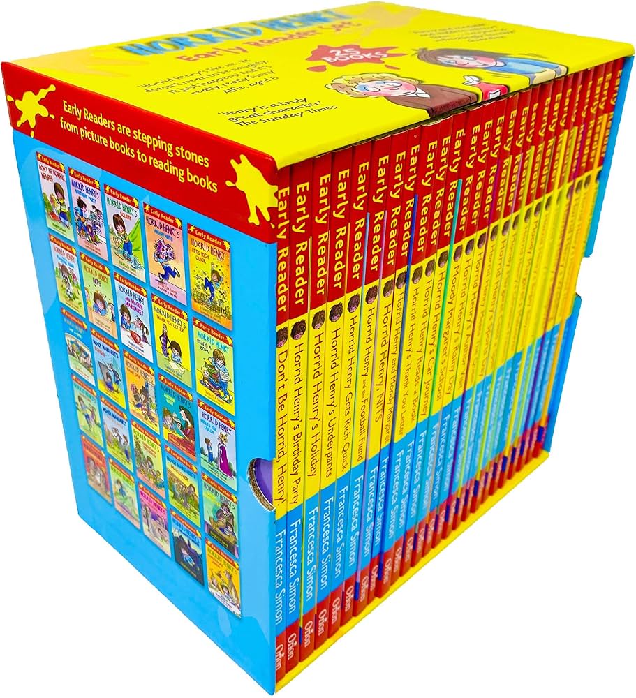 Horrid Henry Early Reader Set 25 Books Collection Box Set by