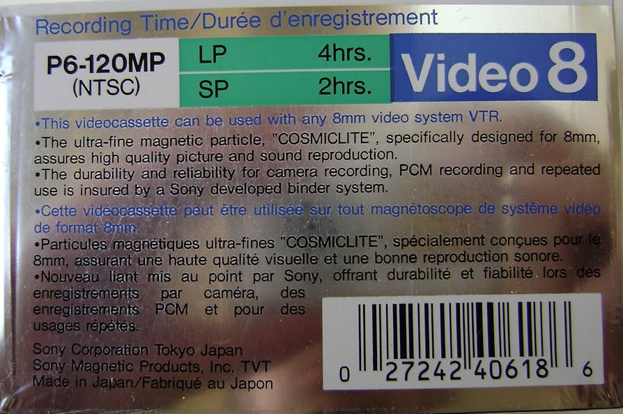 SONY P6-180HG1 ビデオカセットテープ SONY P6-180HG1 ビデオカセット