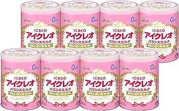 Amazon.co.jp: アイクレオ バランスミルク 800g×8缶 江崎グリコ