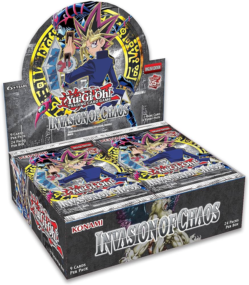 Amazon.com: Yu-Gi-Oh! TCG: Invasion of Chaos Booster Box : Toys