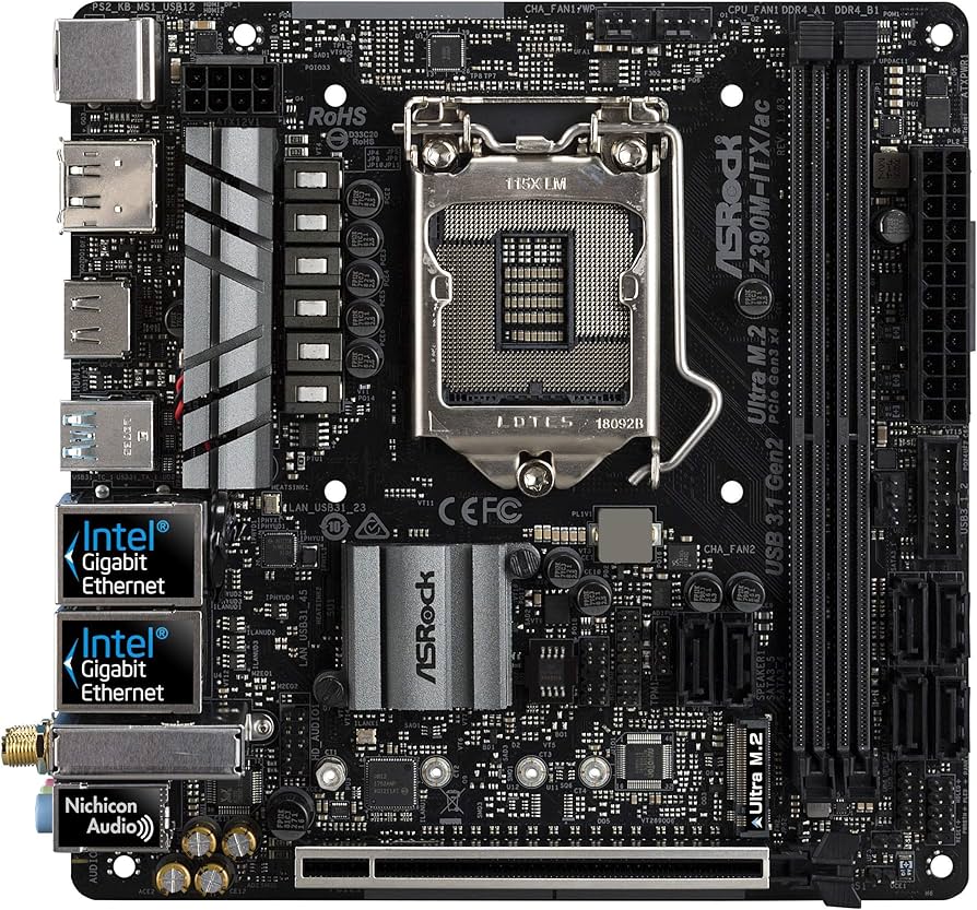Amazon.com: ASRock Motherboard (Z390M-ITX/AC) : Electronics