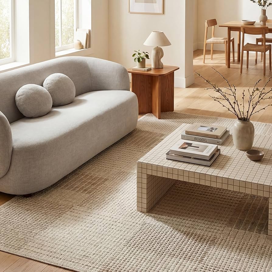 Amazon.com: Rugs USA Montceito Handmade, Ivory/Beige, 6' x 9