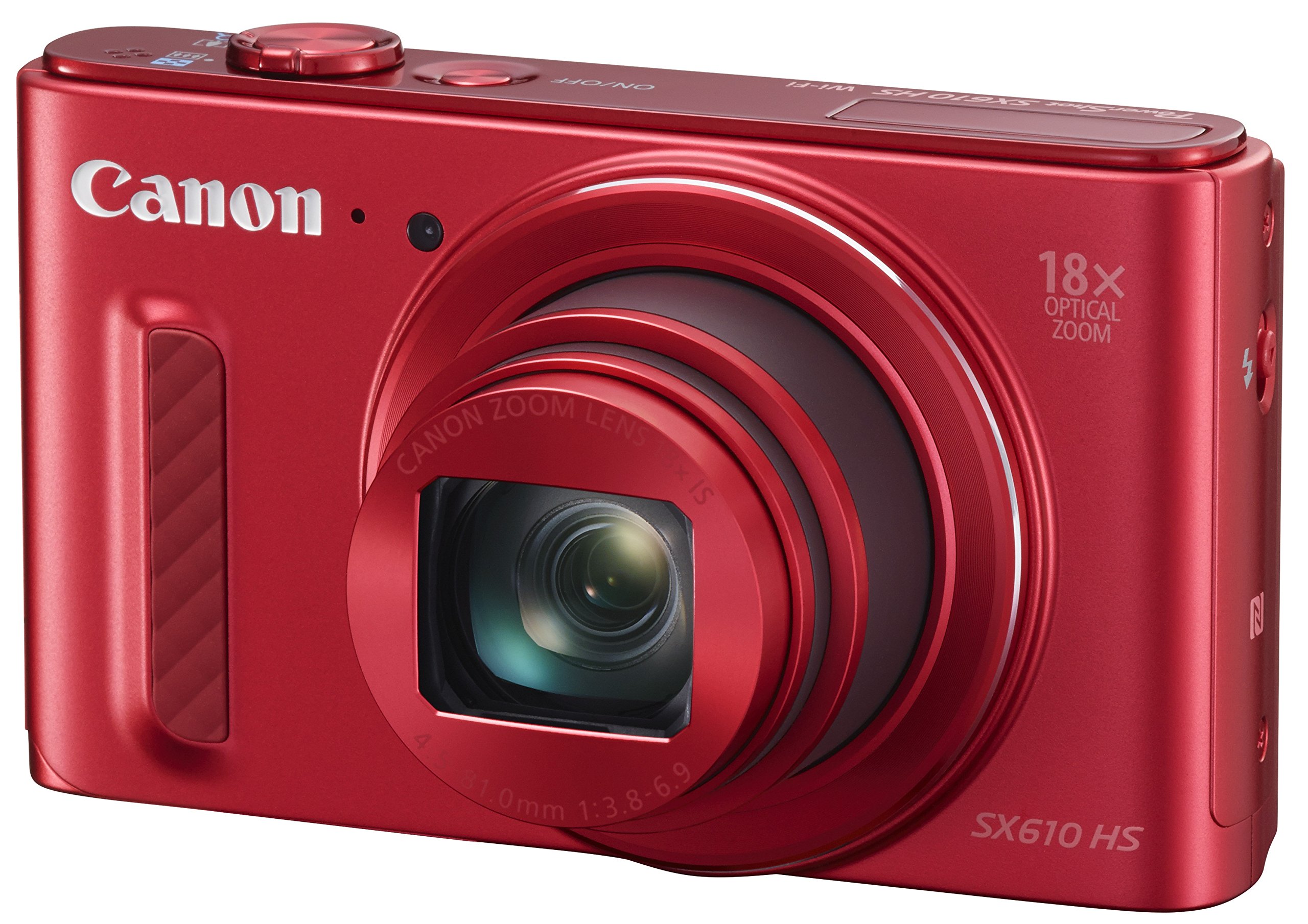 Amazon | Canon デジタルカメラ PowerShot SX610 HS レッド 光学18倍