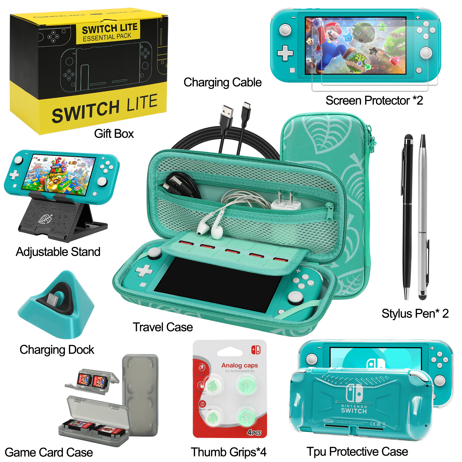 Amazon.com: Switch Lite Accessories Bundle, Kit with Carrying Case