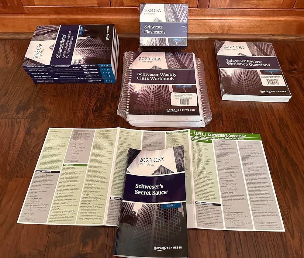 2023 CFA Exam Prep Set Level 1: Kaplan Schweser: 9781078825849