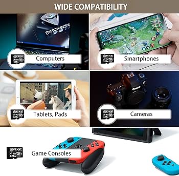 Amazon | AXE microSD 128GB マイクロsdカード Nintendo Switch SD