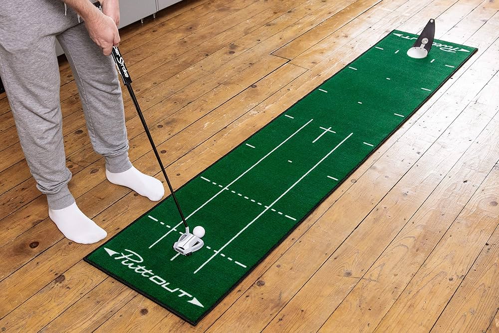 Amazon | (Green) - PuttOut Pro Golf Putting Mat - Perfect Your