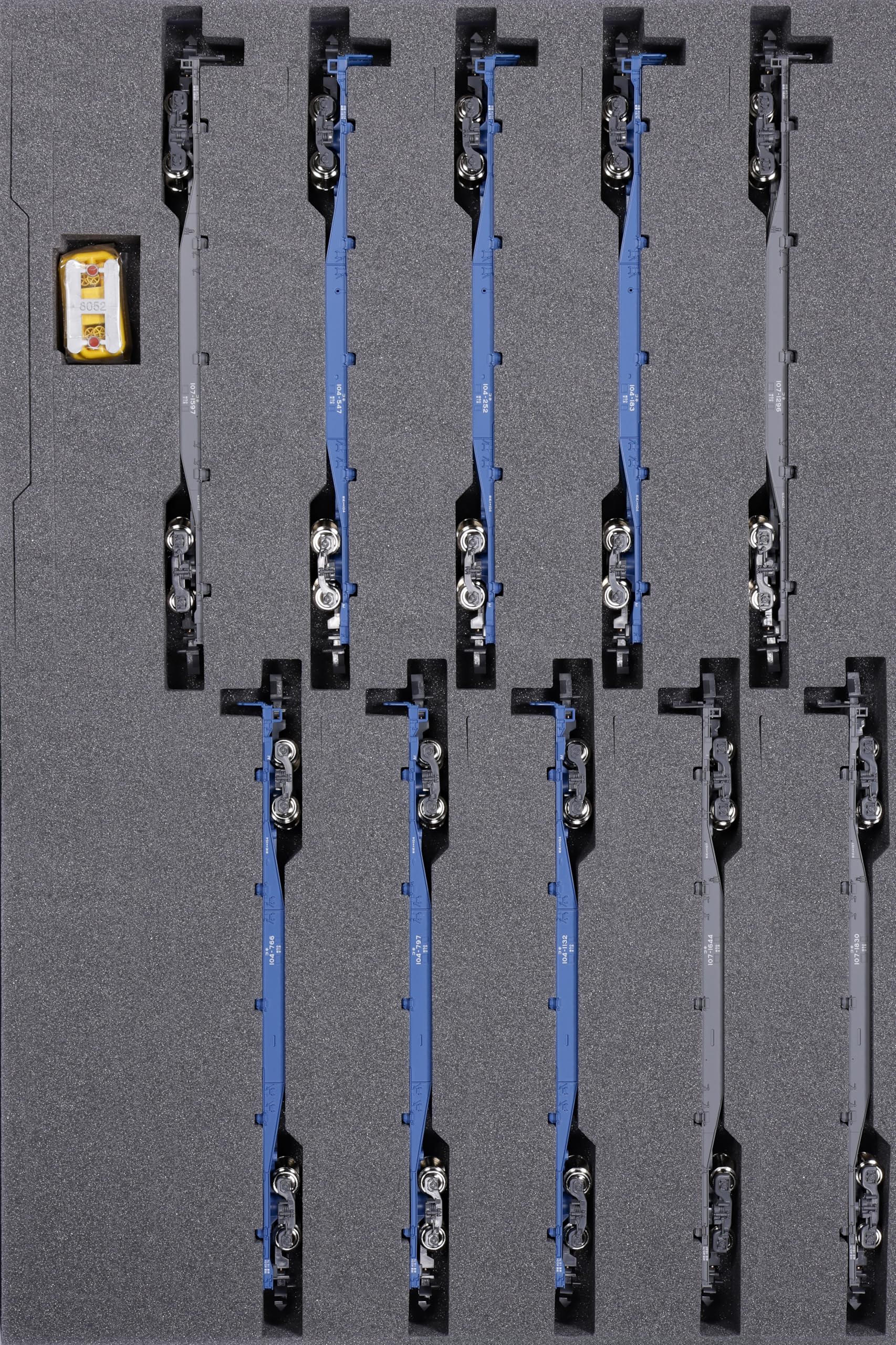 Amazon | KATO Nゲージ コキ104＋107 (JRFマークなし) コンテナ無積載