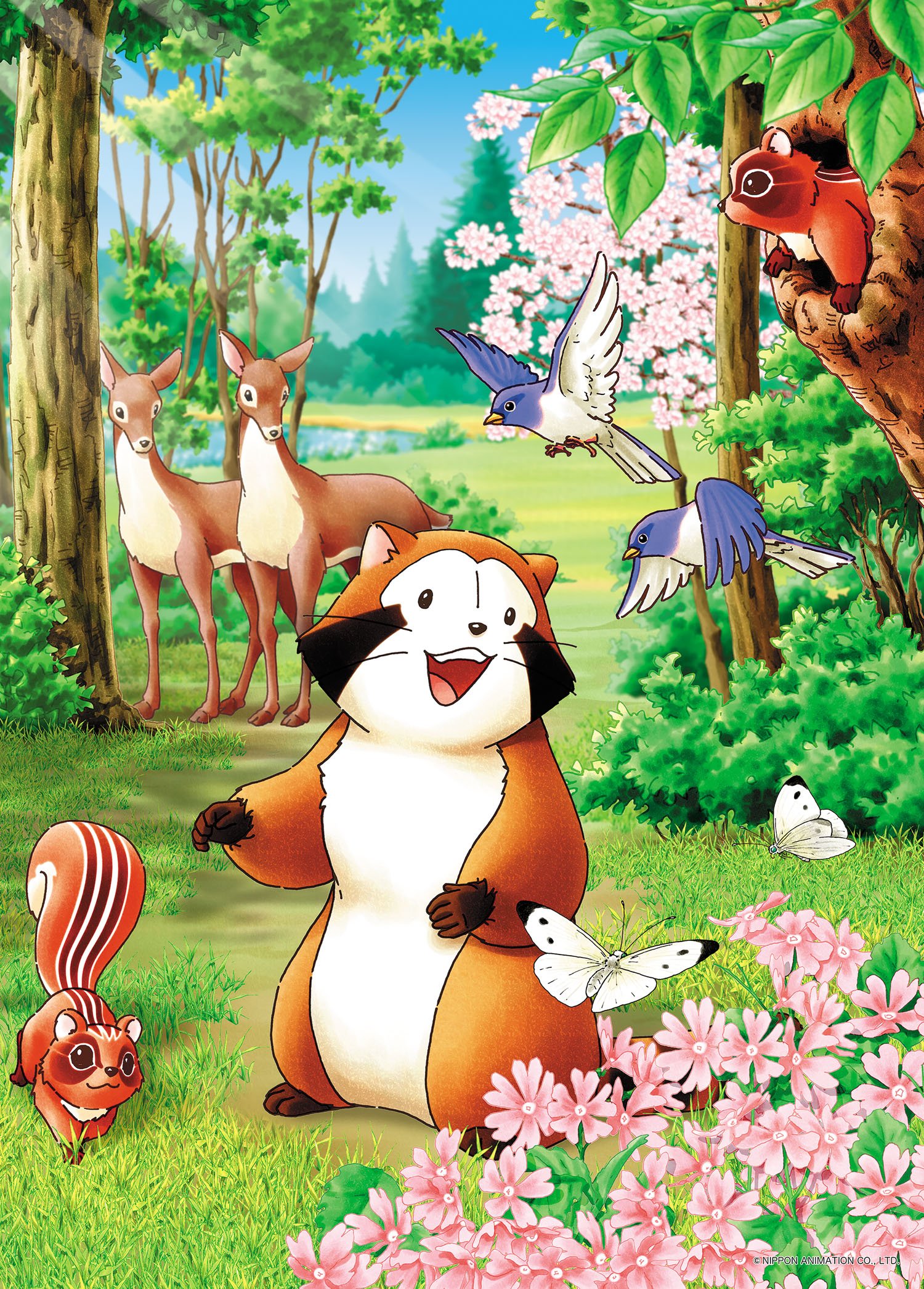 Amazon.co.jp: 500ピース ジグソーパズル 世界名作劇場 あらいぐま