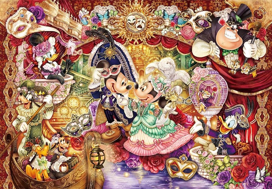 Amazon | 1000ピース ジグソーパズル ディズニー 華麗なるマスカレード