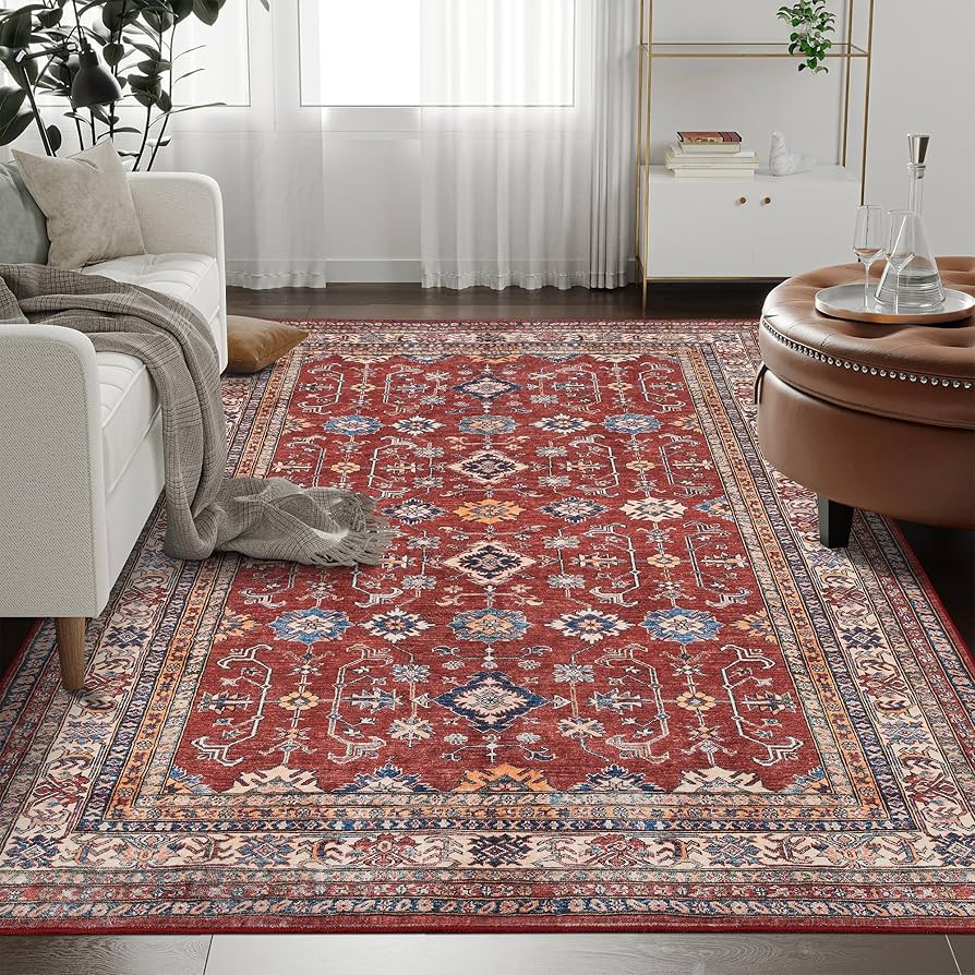 Amazon.com: Rugland 5x7 Area Rugs - Stain Resistant Washable Rugs