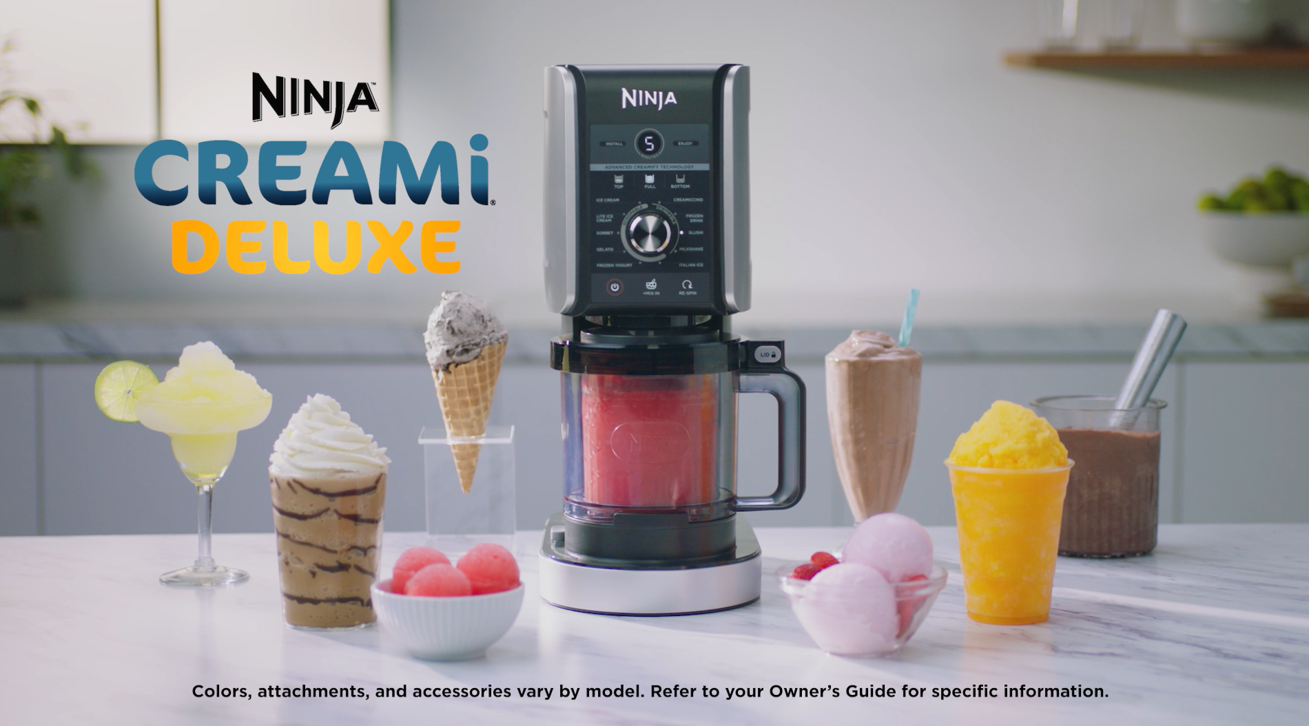 Amazon.com: Ninja CREAMi Deluxe Ice Cream Maker, Treats and Frozen