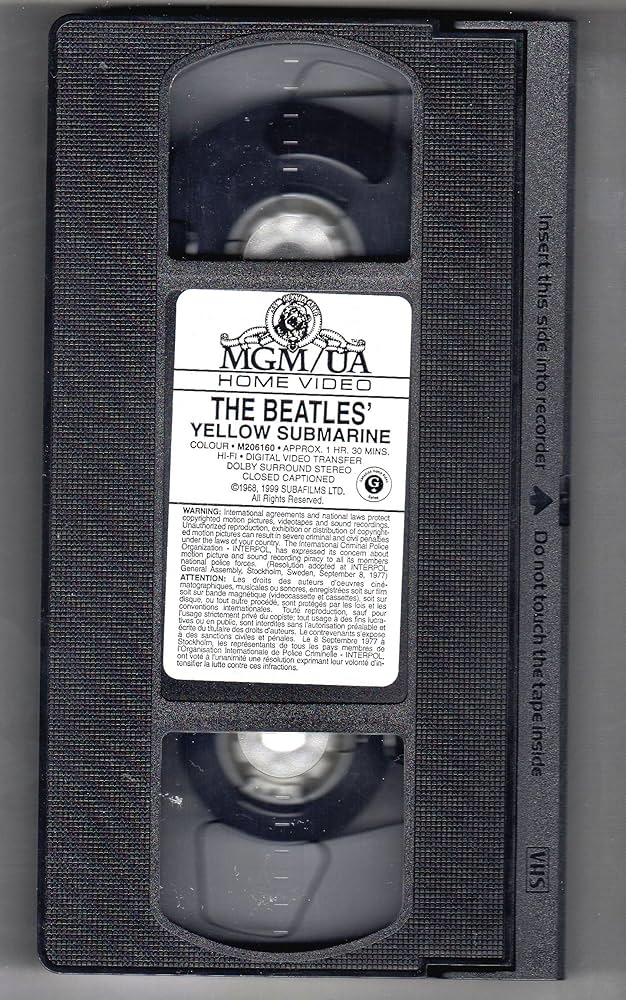 Amazon.com: The Beatles: Yellow Submarine [VHS] : Beatles: Movies & TV