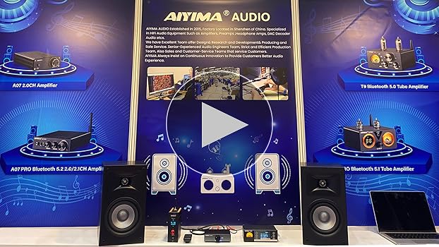 Amazon.com: AIYIMA D03 Bluetooth 5.0 DAC Amplifier 150 Watt x 2