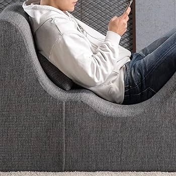 Amazon｜ZINUS ソファー チェア Zero Gravity ダークグレー ラウンジ