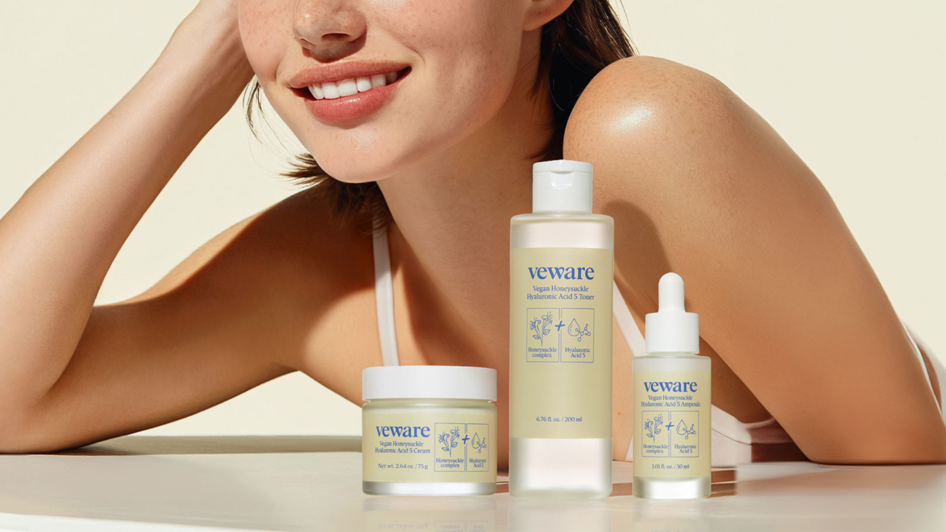 Amazon.com: Veware Vegan Honeysuckle Hyaluronic Acid 5 Ampoule