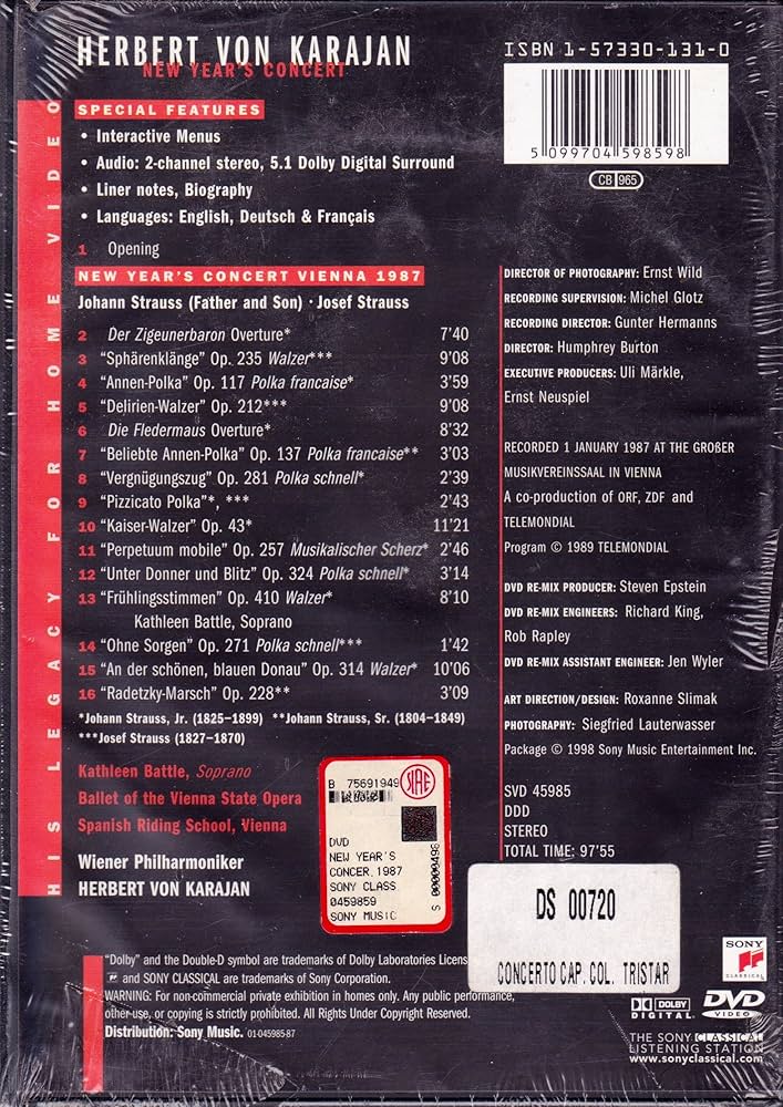 Amazon.com: Herbert von Karajan - His Legacy for Home Video: The