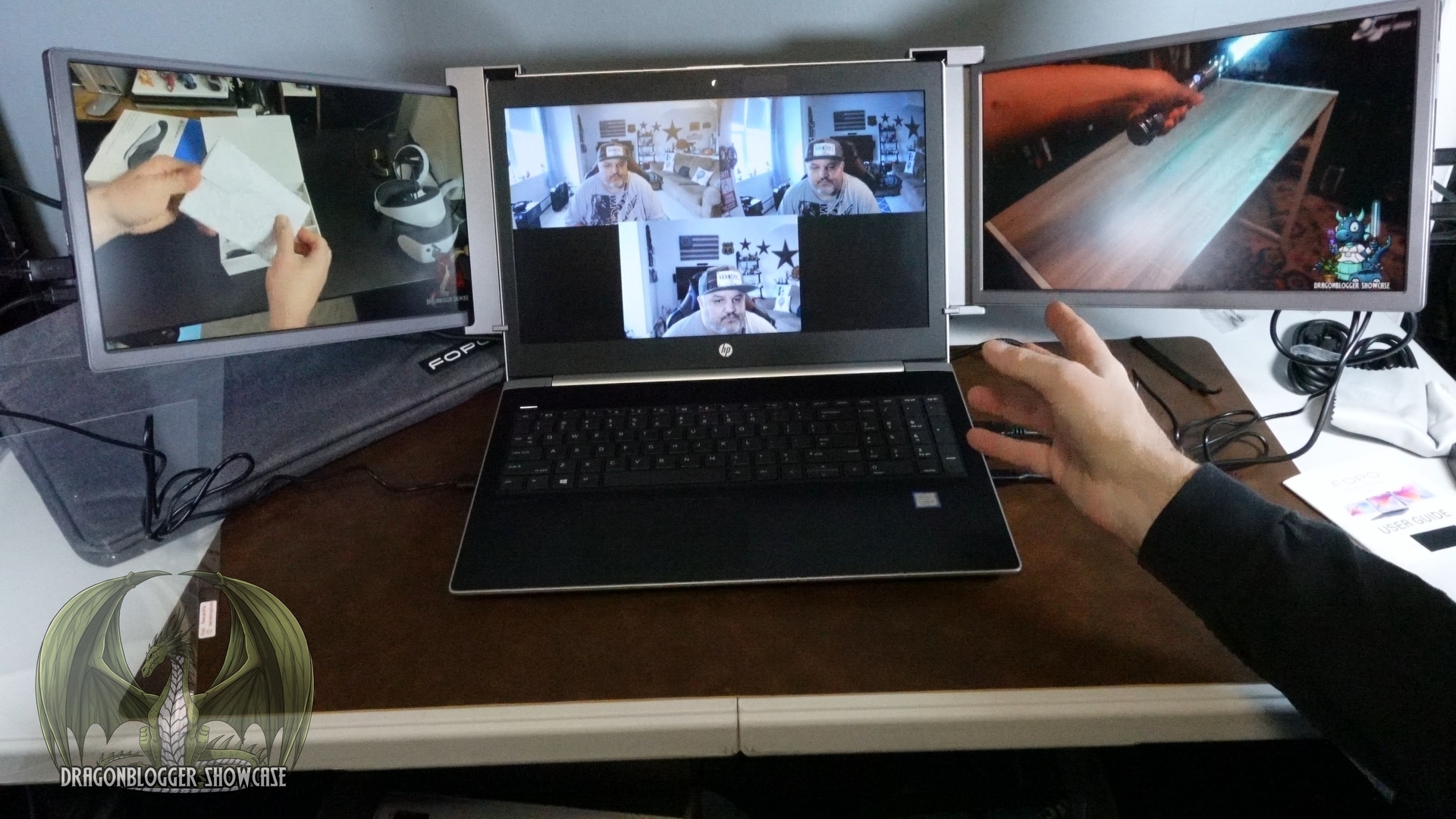 Watch Review of FOPO S16 Laptop Monitor Screen Extender on Amazon Live