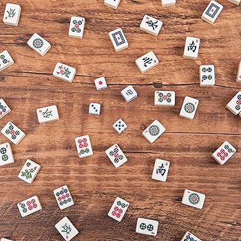 Amazon.com: drizzle Numbered Travel Mahjong Mini Set 20mm with