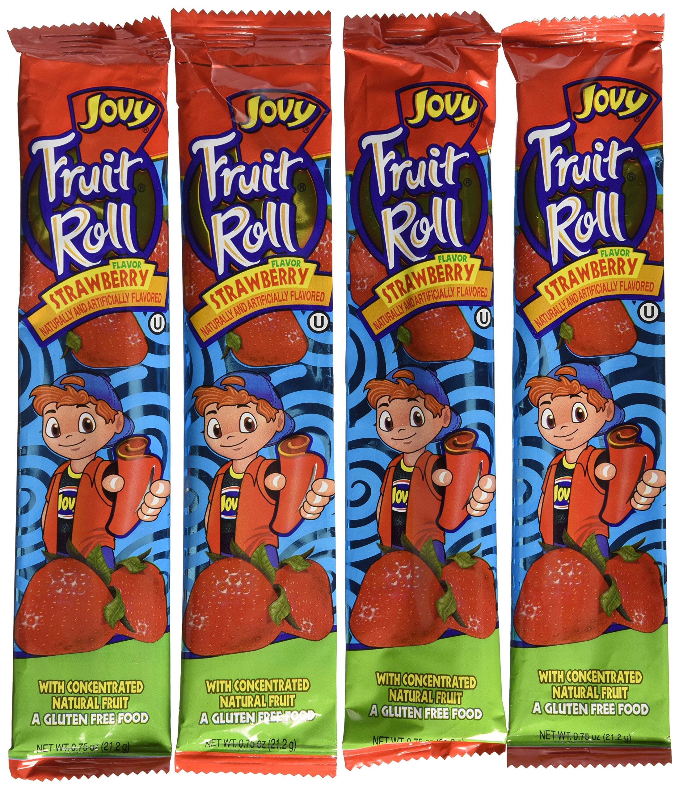 Amazon.com: Jovy, Fruit Roll Snack StrawberrysOrder, 1 Ounce