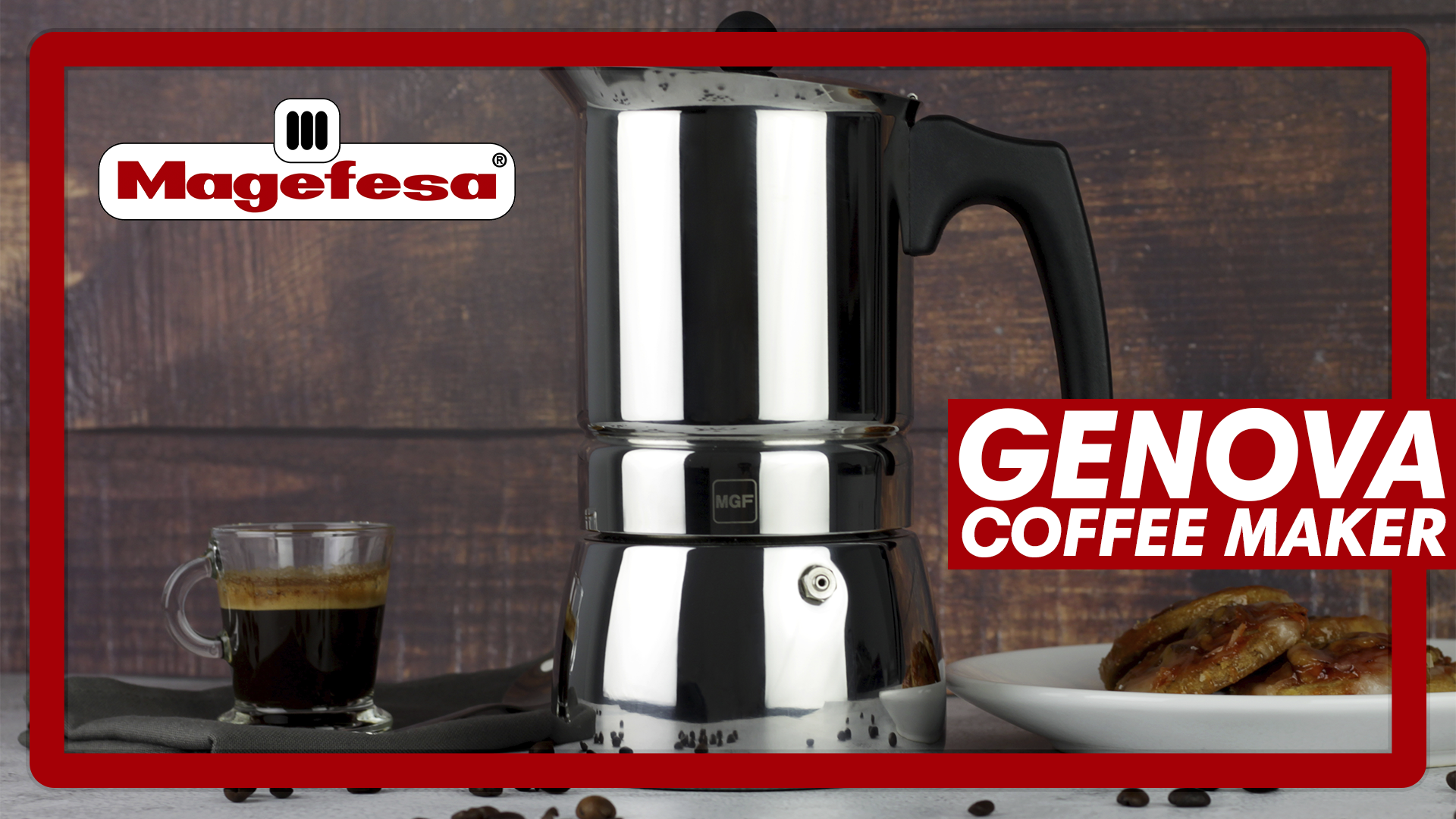 Amazon.com: Magefesa Genova Stovetop Espresso Maker, 6 Cups/10 oz