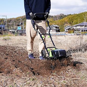 Amazon | 耕運機 耕うん機 家庭用 充電式 36V ハイパワー 耕耘機 1台