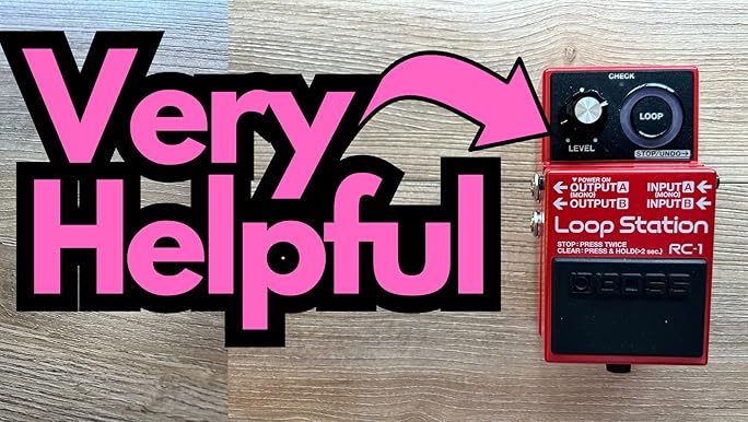 Amazon.com: BOSS RC-30 Loop Station Twin Guitar Pedal, Red