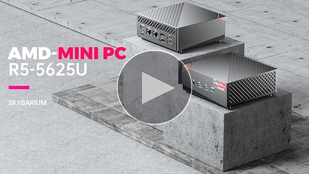Amazon.co.jp: SkyBarium ミニPC Ryzen 5 5625U 内蔵Windows 11及32GB