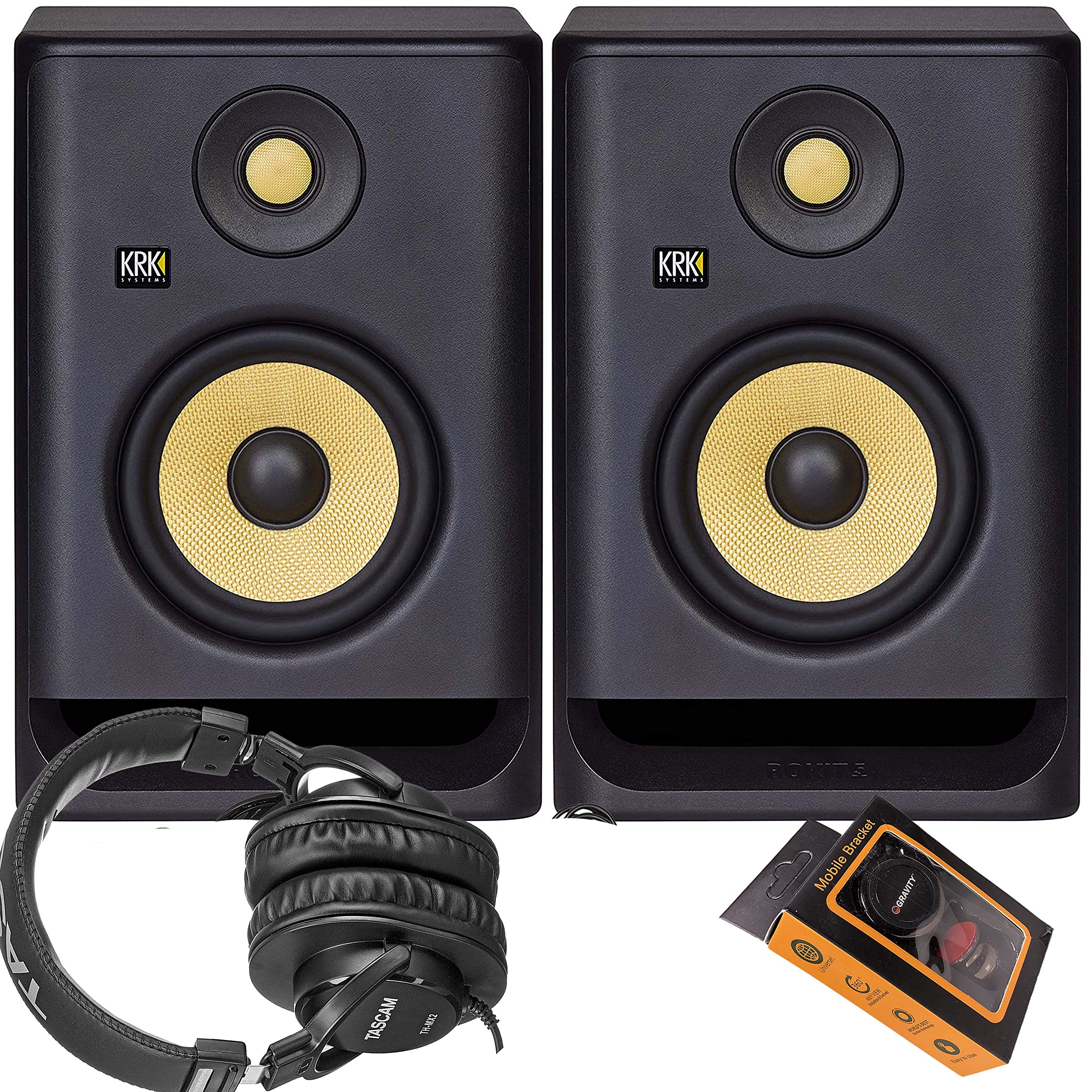 Amazon.com: KRK RP5 Rokit 5 G4 Professional Bi-Amp 5