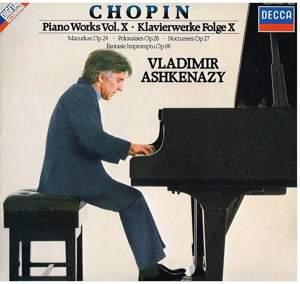 Amazon.com: Chopin-Ashkenazy-l'Oeuvre pour Piano Vol 10: CDs & Vinyl