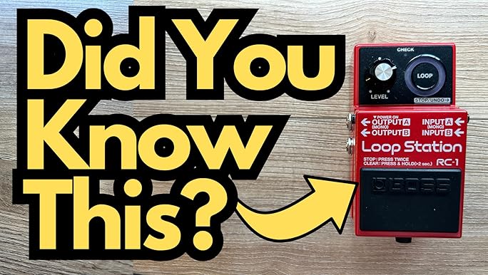 Amazon.com: BOSS RC-30 Loop Station Twin Guitar Pedal, Red